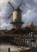 The Windmill at Wijk bij Duurstede (detail) af
